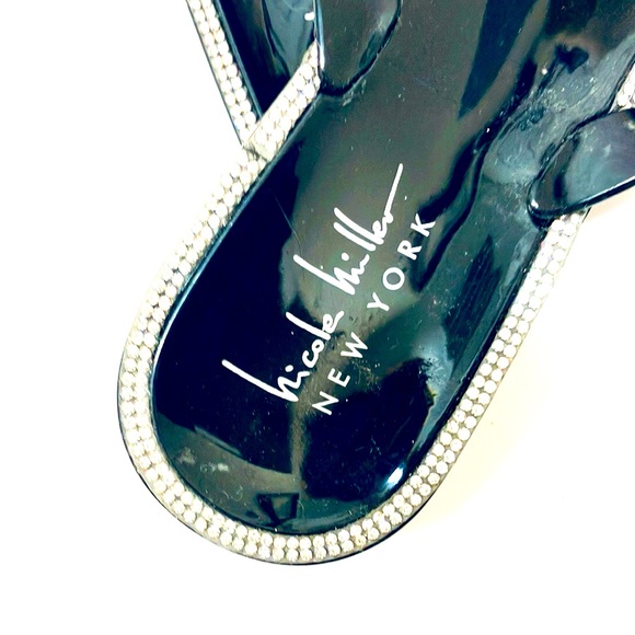Nicole Miller Rhinestone Sandals - Picture 6 of 12